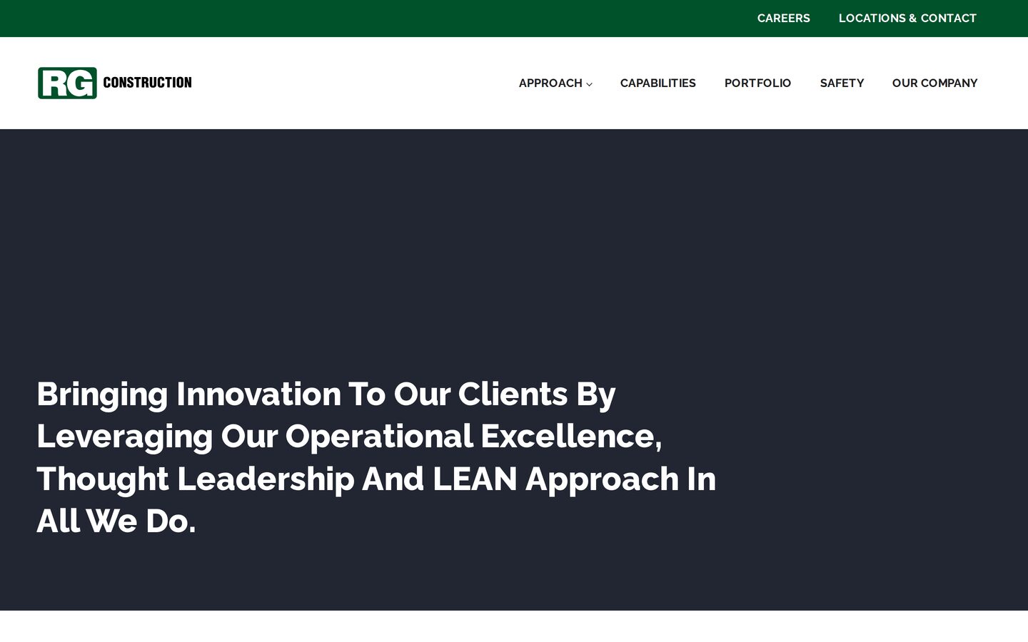 rgconstruction.com homepage screenshot